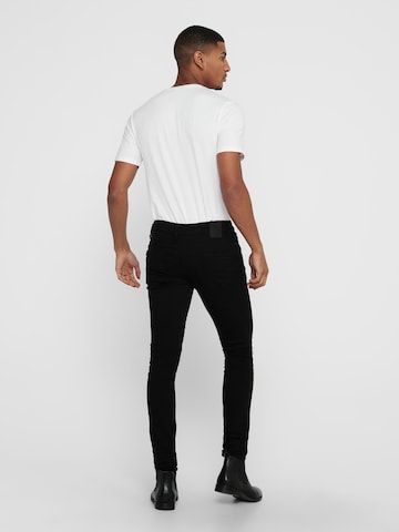 Only & Sons Skinny Jeans 'Loom' i svart