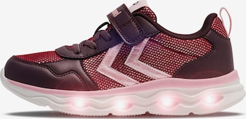 Hummel Sneakers in Rood: voorkant