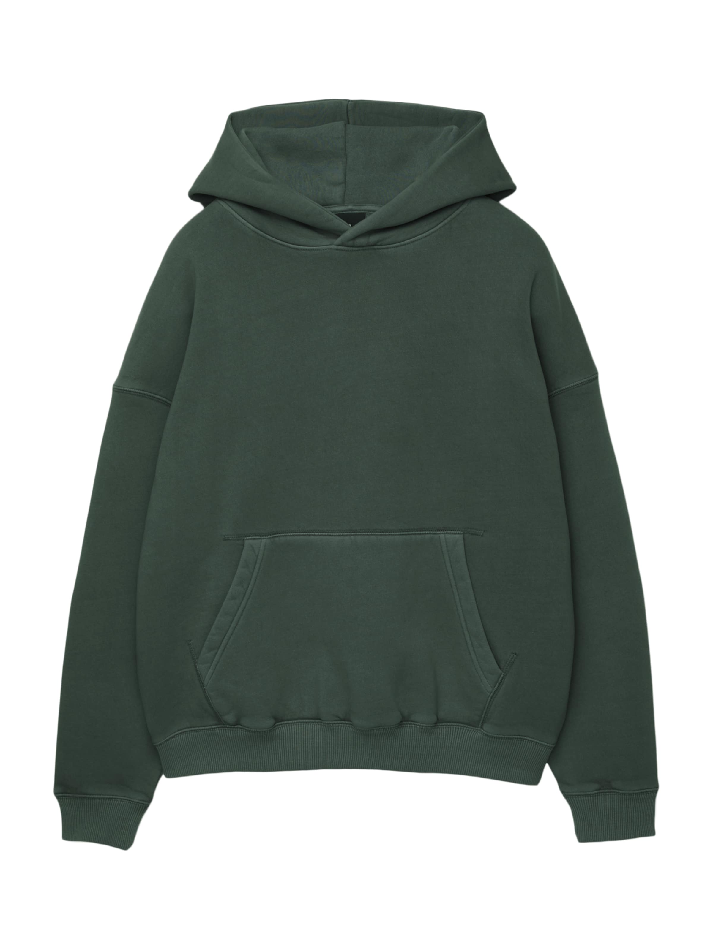 Pull&Bear Bluzka sportowa w kolorze zielony: przód