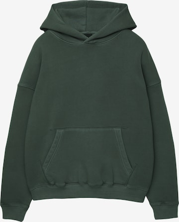 Felpa di Pull&Bear in verde: frontale
