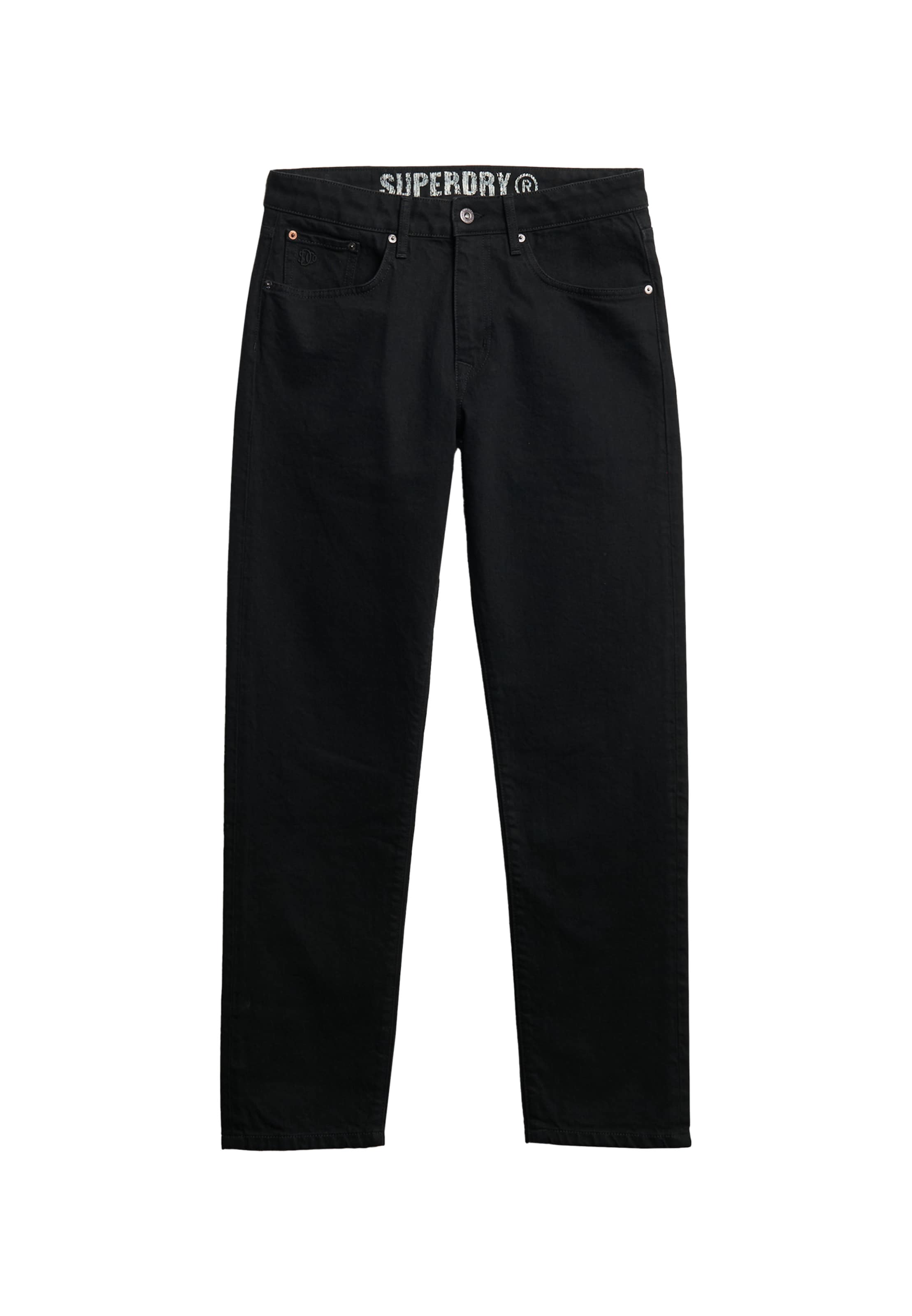 Jean Superdry en bleu : devant