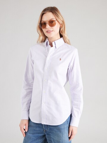 Polo Ralph Lauren Bluse in Lila: Vorderseite