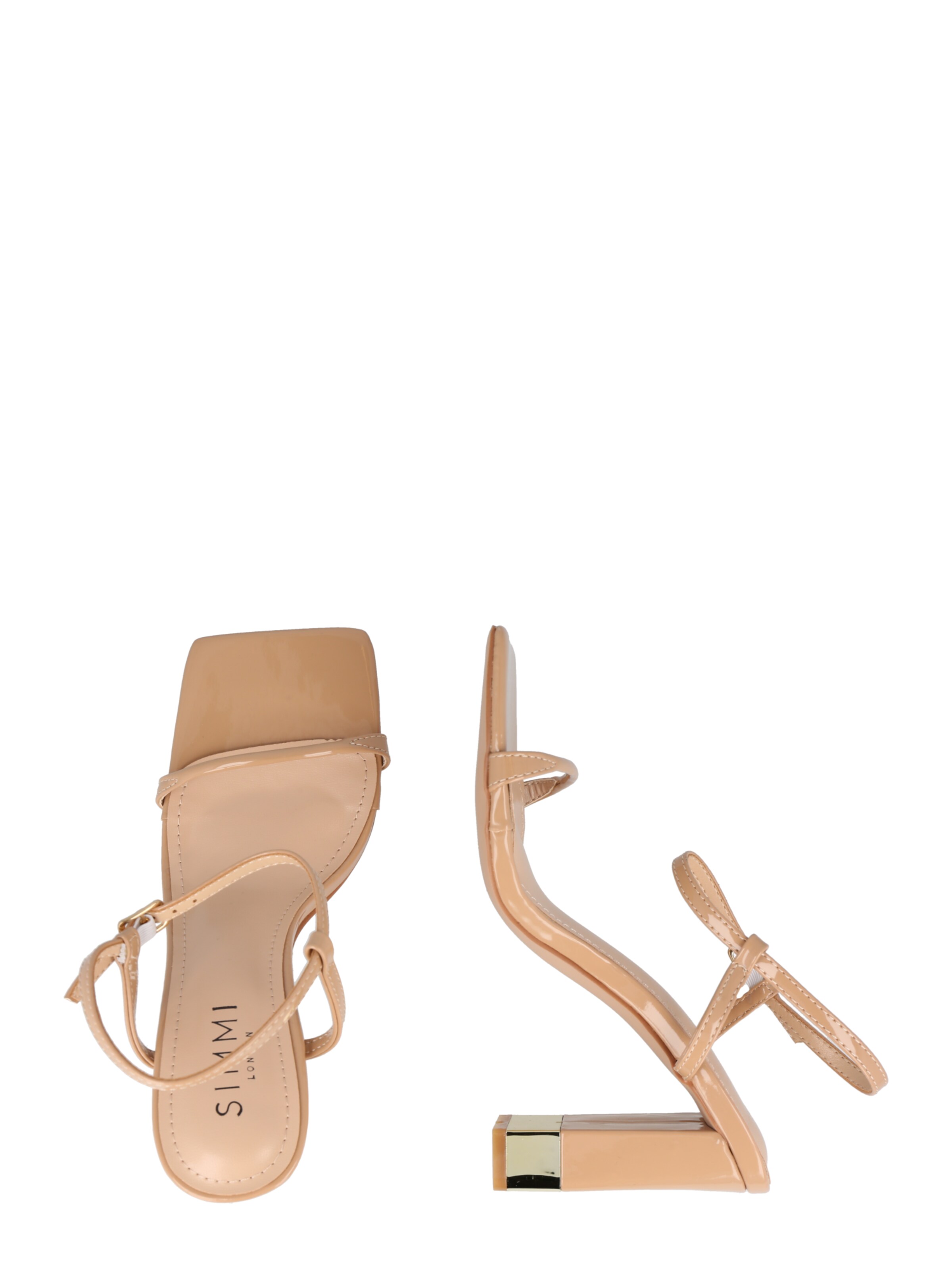 Simmi London Remienkové sandále 'GEORGIE' - Béžová