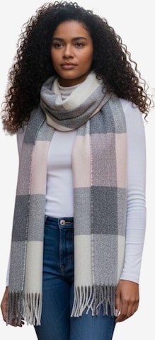 Kumixi Scarf 'Fransen' in Pink: front