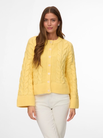 VERO MODA Cardigan 'VMSvea' i gul: forside
