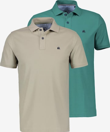 LERROS Shirt 'Basic' in Grün: Vorderseite