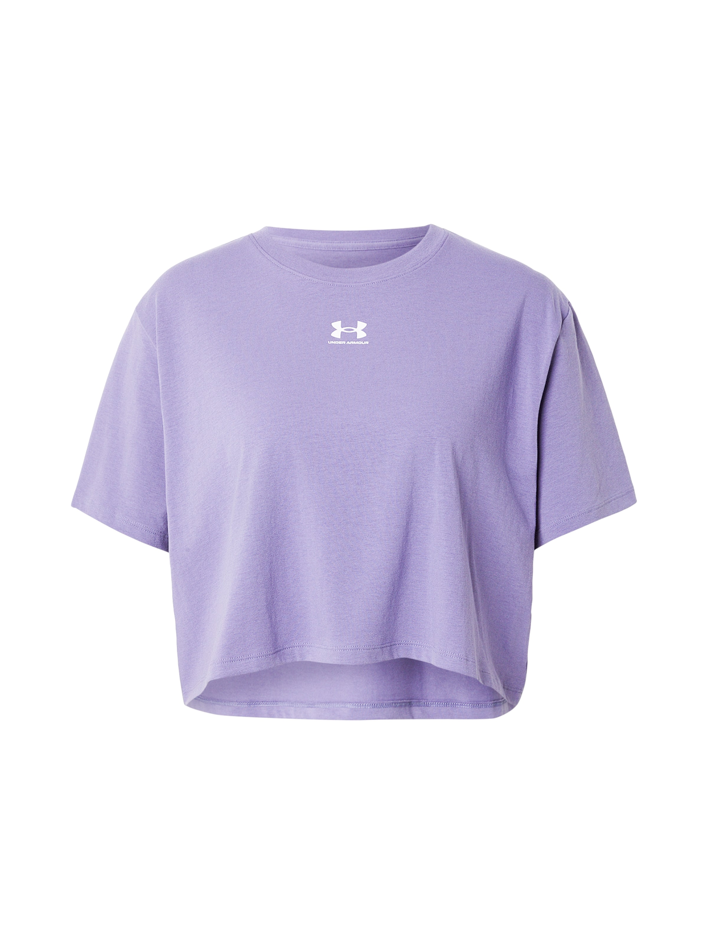 UNDER ARMOUR T-shirt fonctionnel 'Rival' en violet / blanc, Vue avec produit