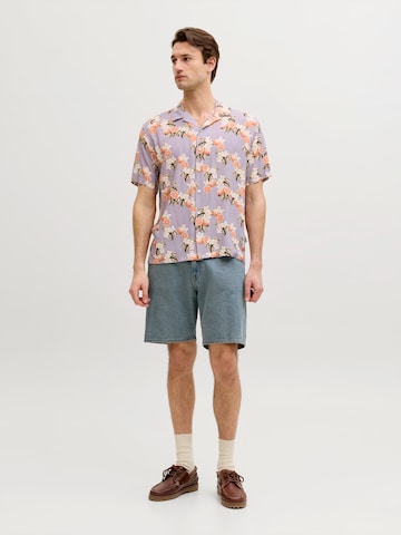 JJ Rebel Regular fit Skjorta 'JREBFRESH' i lila