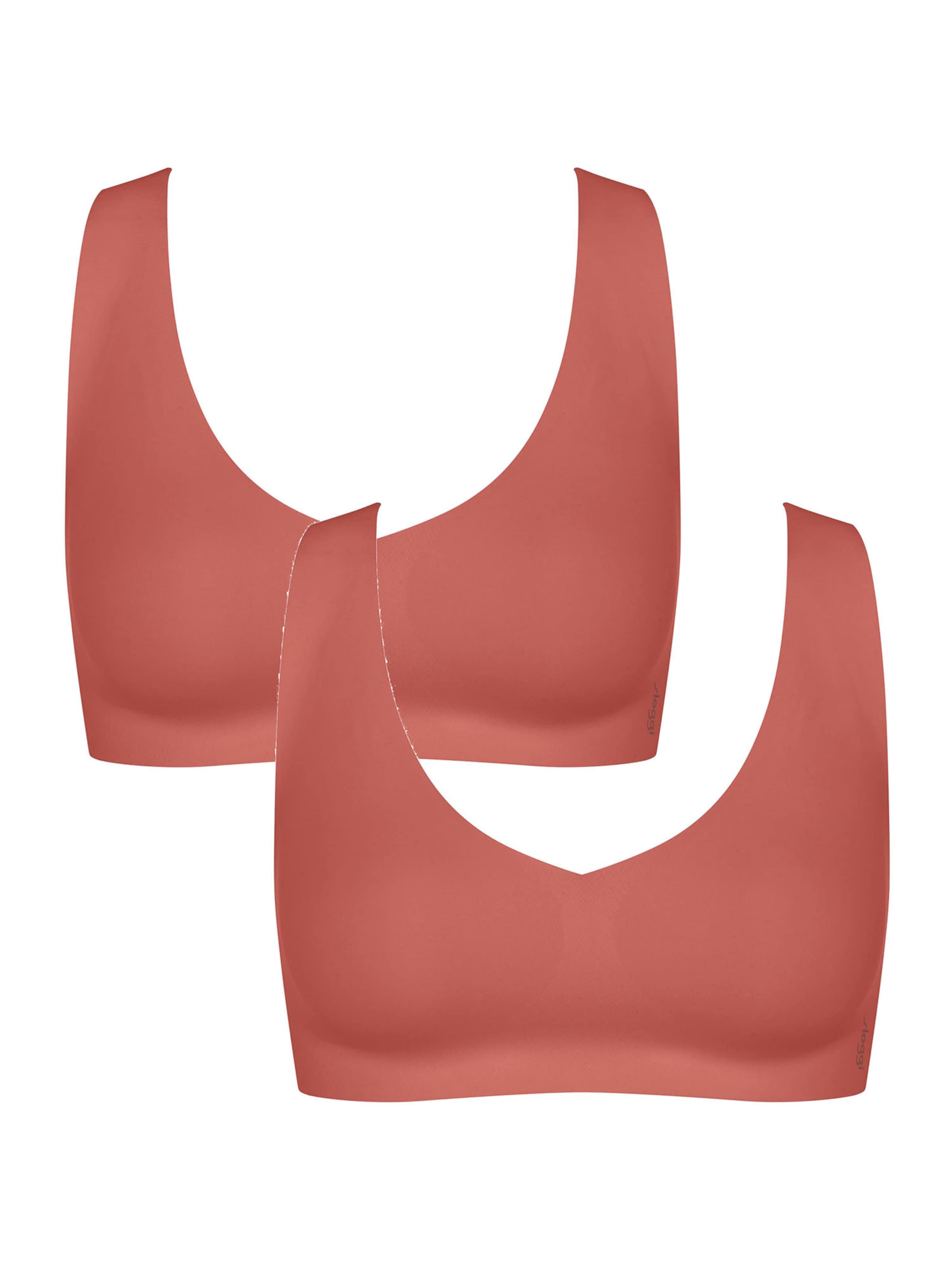 SLOGGI - Clásico Sujetador ' ZERO Feel 2.0 Bralette ' en naranja: frente