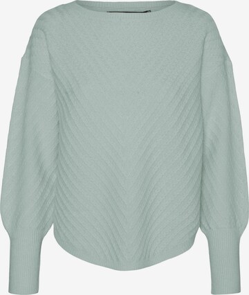 VERO MODA Sweater 'ANJASTINNA' in Green: front