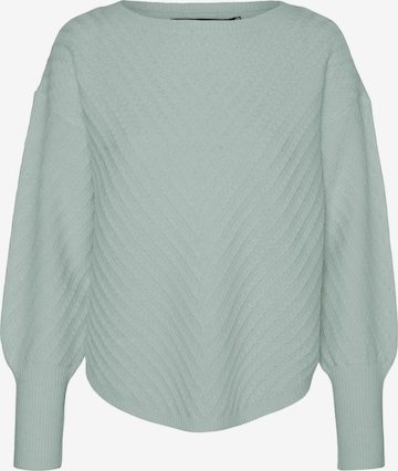 VERO MODA Pullover 'ANJASTINNA' i grøn: forside