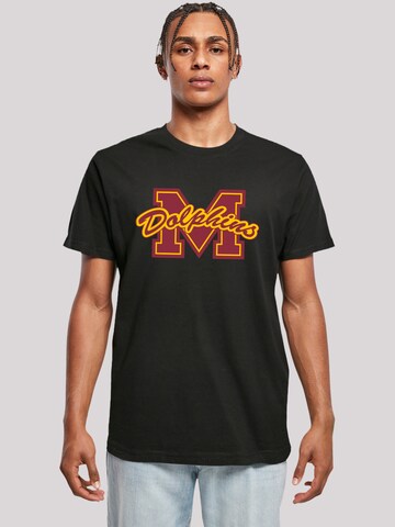 T-Shirt 'Sex Education M Dolphins Netflix TV Series' F4NT4STIC en noir : devant