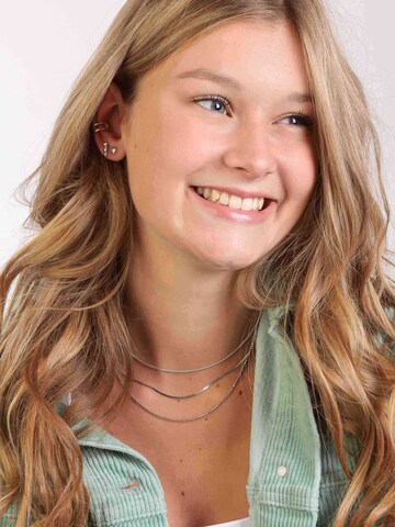 Lucardi Ohrklemmen in Silber: Vorderseite