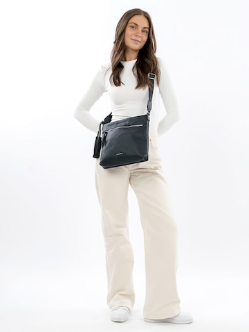 Borsa a spalla ' E&N Belli ' di Emily & Noah in blu: frontale