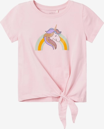 NAME IT Shirt 'HOPES' in Pink: front