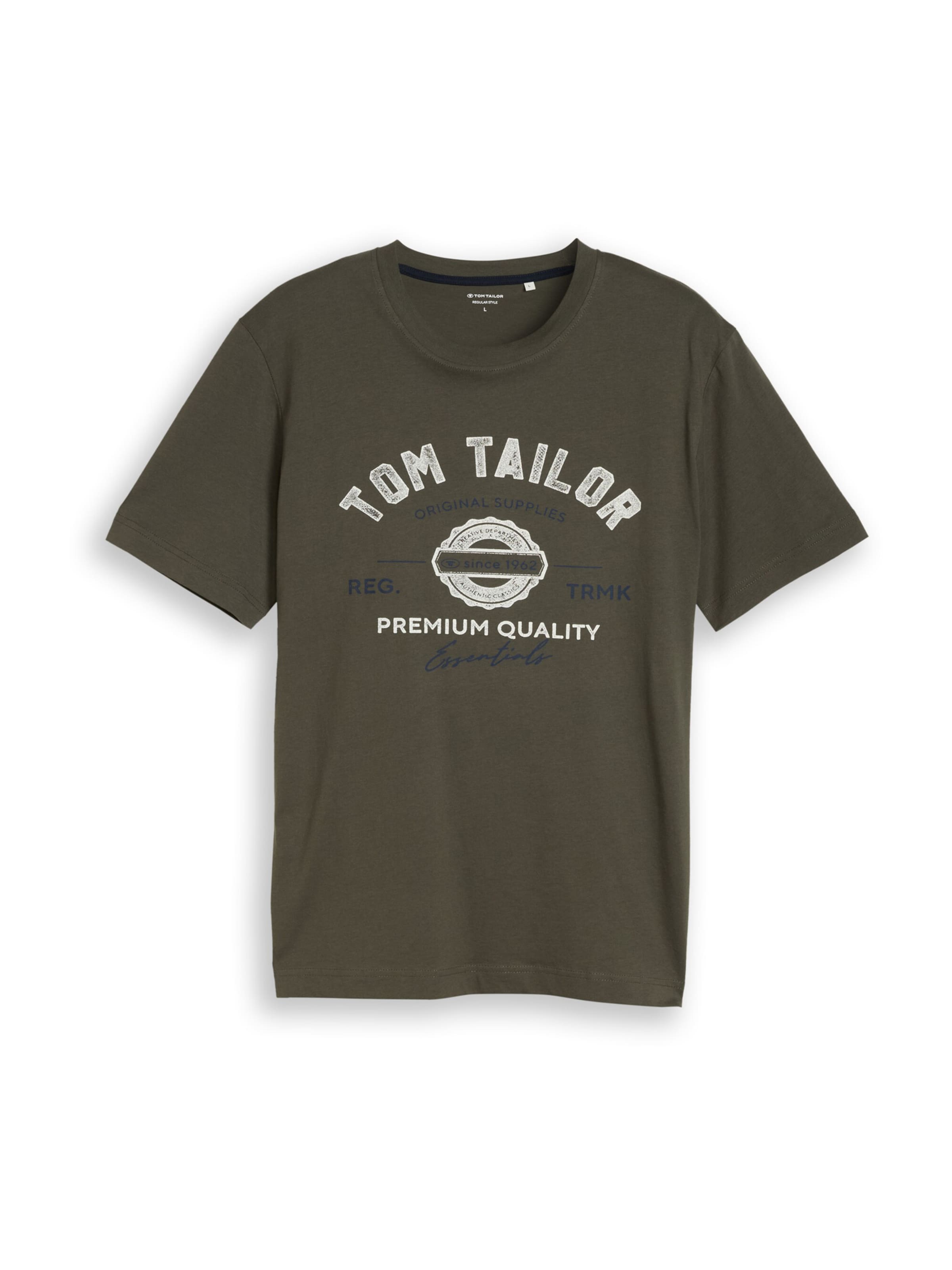 TOM TAILOR Shirt in Green: front
