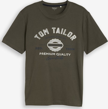žalia TOM TAILOR Marškinėliai: priekis