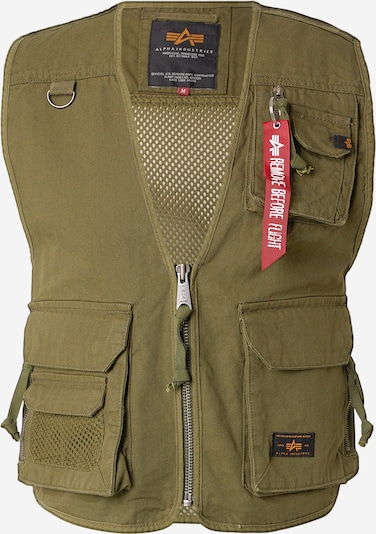 ALPHA INDUSTRIES Sportski prsluk 'Utility' u maslinasta, Pregled proizvoda