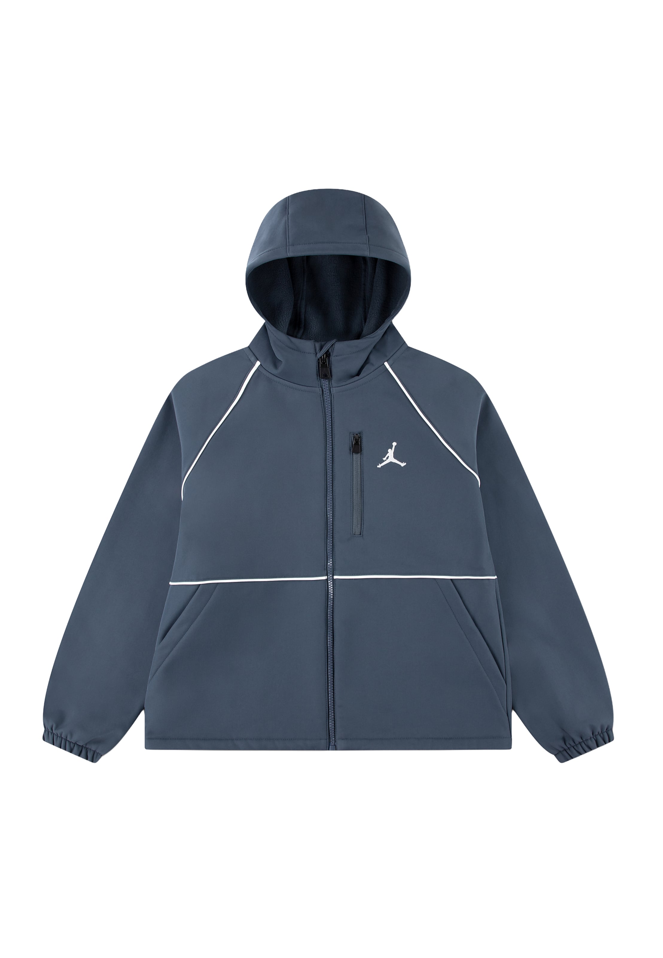 Veste mi-saison Jordan en bleu : devant
