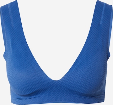 SLOGGI Bustier BH 'ZERO Feel Flow' i blå: forside