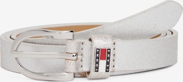 Curea de la Tommy Jeans pe gri: față
