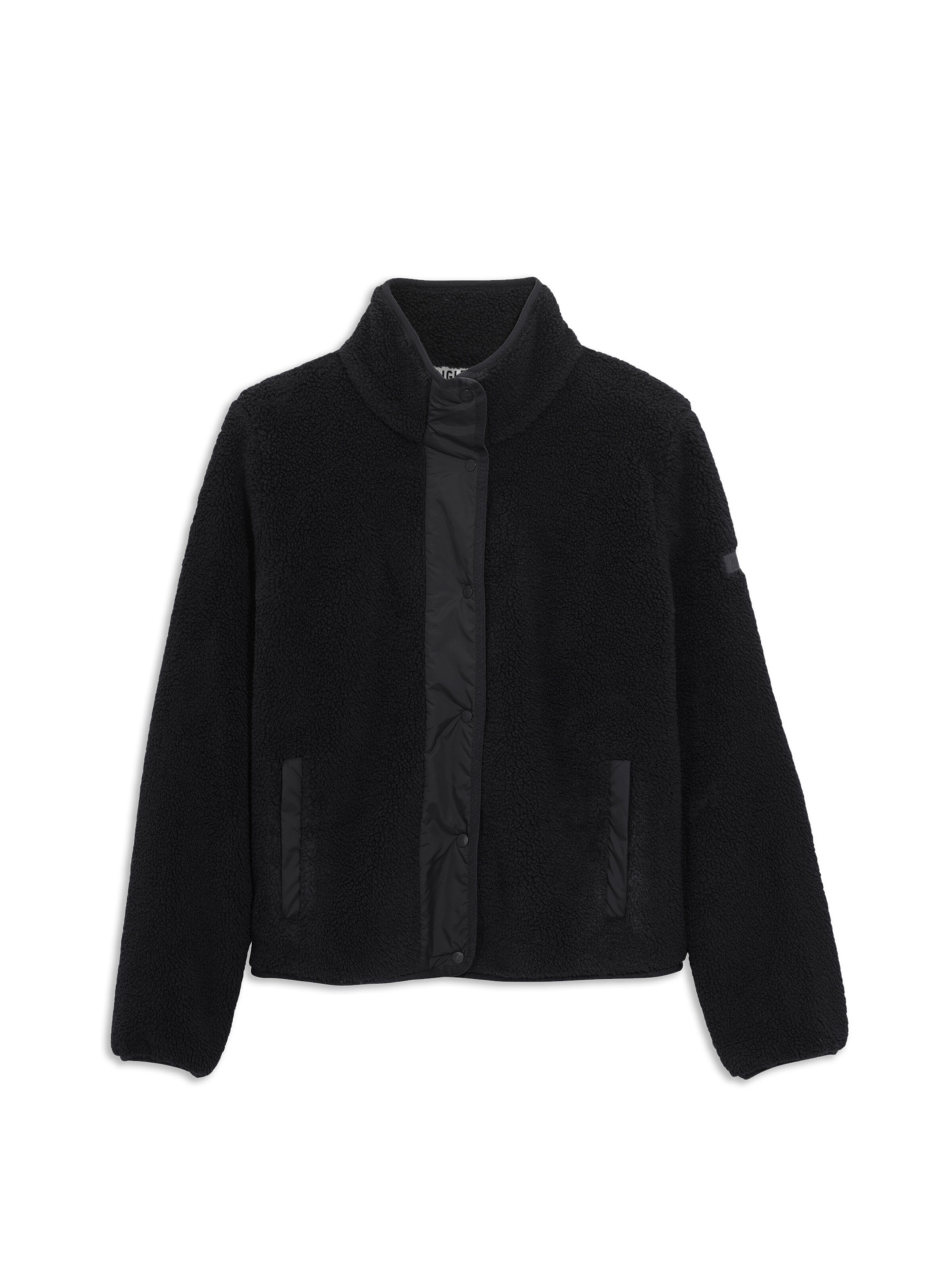 AIGLE Ζακέτα φλις σε μαύρο: μπροστά