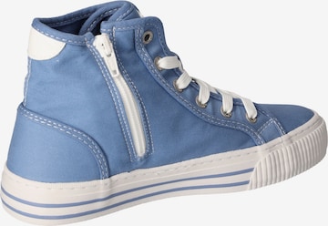 MUSTANG Sneakers hoog in Blauw