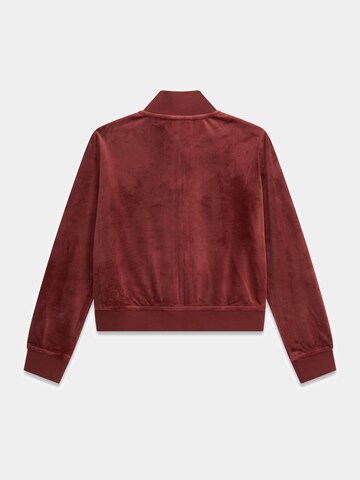 GUESS Sweatjacke in Rot