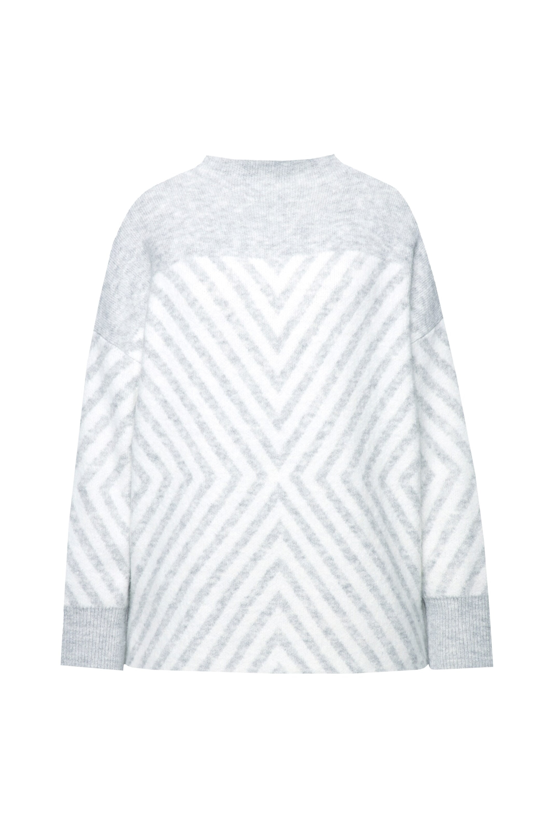 Ulla Popken Trui in Grijs: voorkant