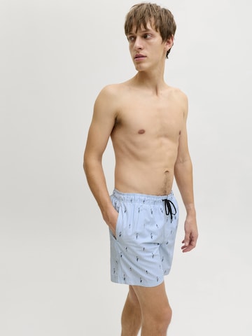 JJ Rebel Zwemshorts 'JREBHAWAII' in Blauw