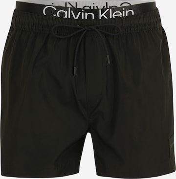 Șorturi de baie 'Steel' de la Calvin Klein Swimwear pe negru: față