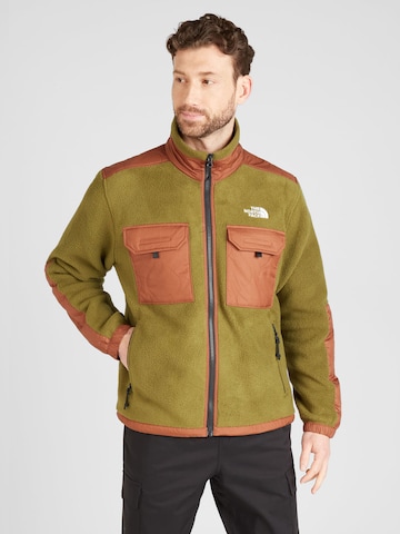 THE NORTH FACE Bluza polarowa funkcyjna 'ROYAL ARCH' w kolorze zielony: przód