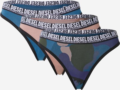 DIESEL Thong in Dusty blue / Brocade / Black / White, Item view