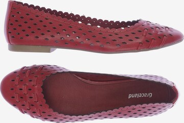 Graceland Flats & Loafers in 39 in Red: front