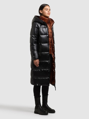 khujo Mantel 'Nashi' in Schwarz