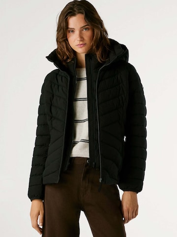Pepe Jeans Winter jacket 'SANN SHORT' in Black: front