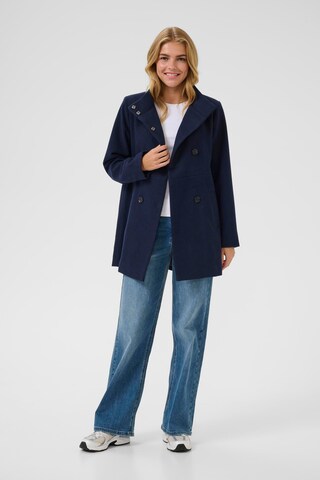 Kaffe Tussenmantel 'Fanny' in Blauw