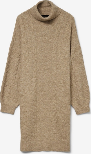 VERO MODA Strickkleid in hellbraun, Produktansicht