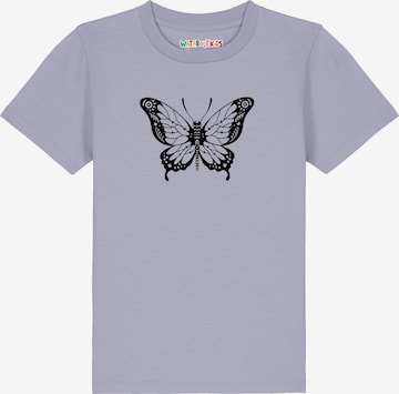 watabout.kids Shirt 'Schmetterling' in Purple: front