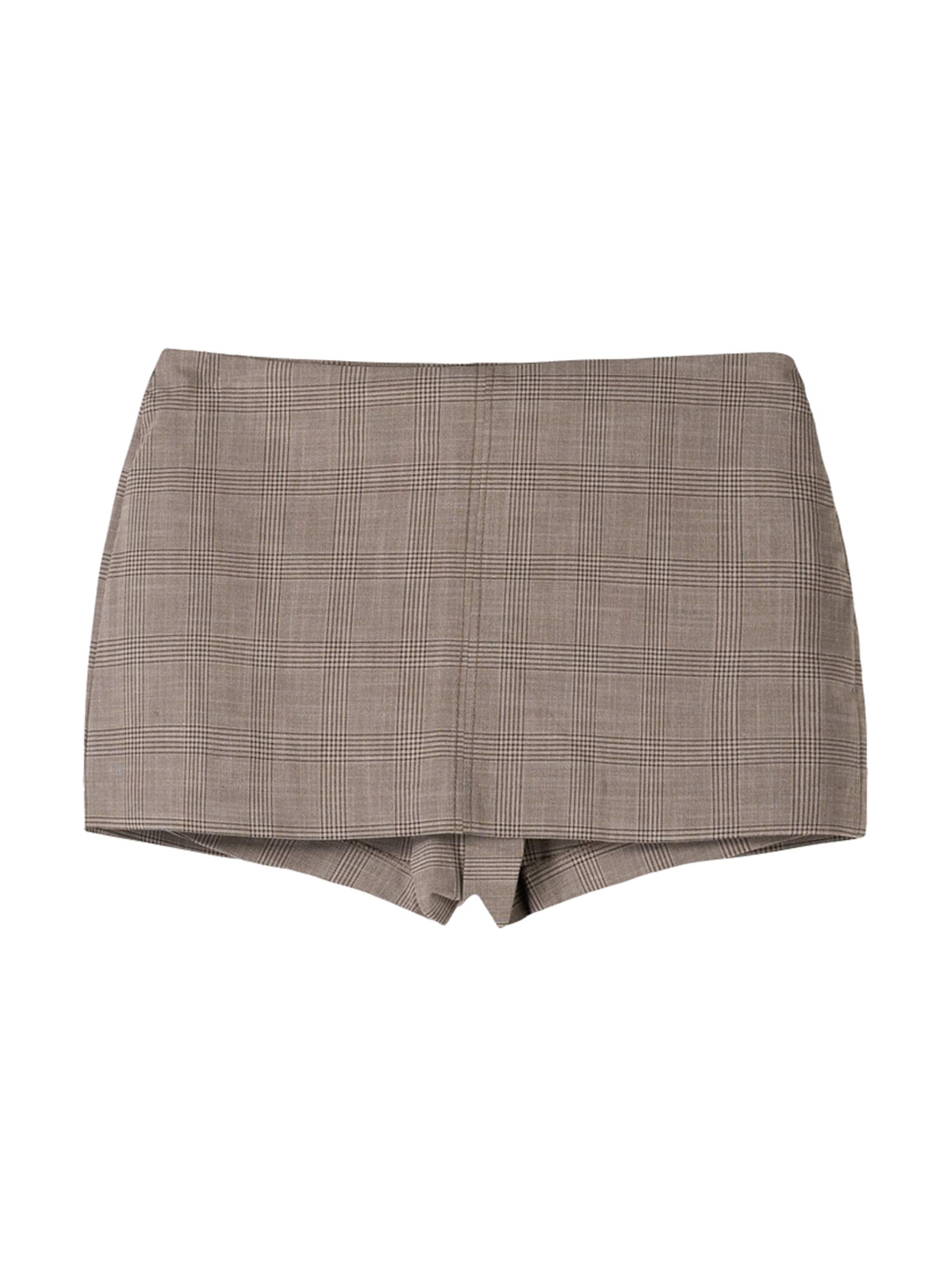 Skinny Pantaloni di Bershka in marrone: frontale