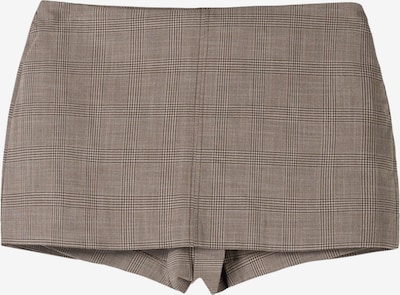 Bershka Hlače u smeđa / crna / bijela, Pregled proizvoda