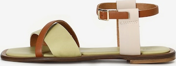 Sandalo di CAFè NOIR in colori misti: frontale