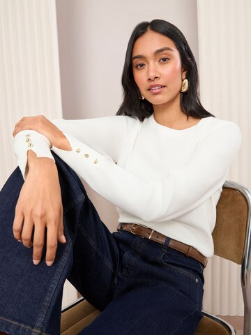 Friends Like These Pullover in Weiß