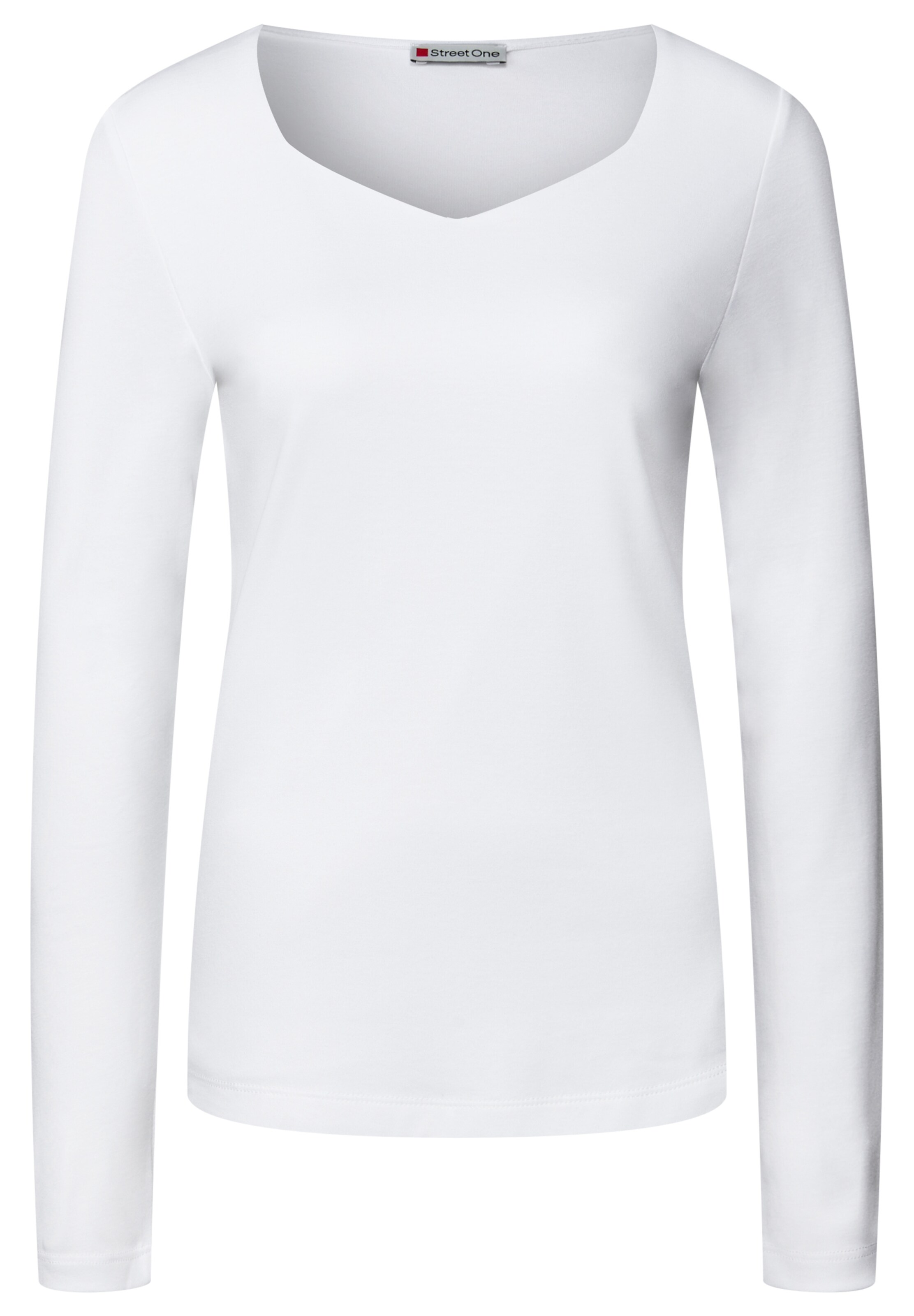 STREET ONE Shirt in weiß, Produktansicht