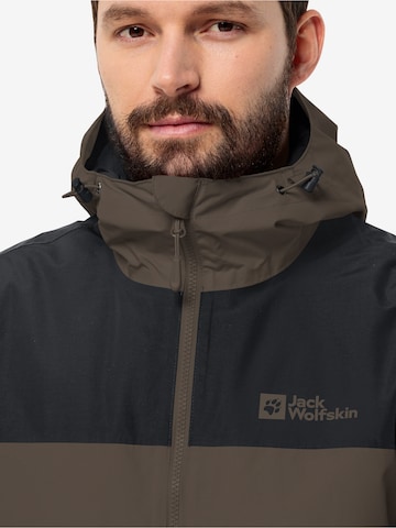 JACK WOLFSKIN Outdoor jacket 'Jasper' in Brown
