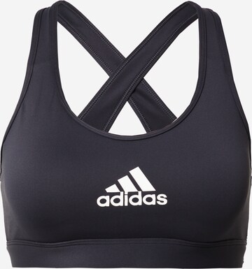 Soutien-gorge de sport 'Powerreact Train Medium-Support' ADIDAS SPORTSWEAR en noir : devant