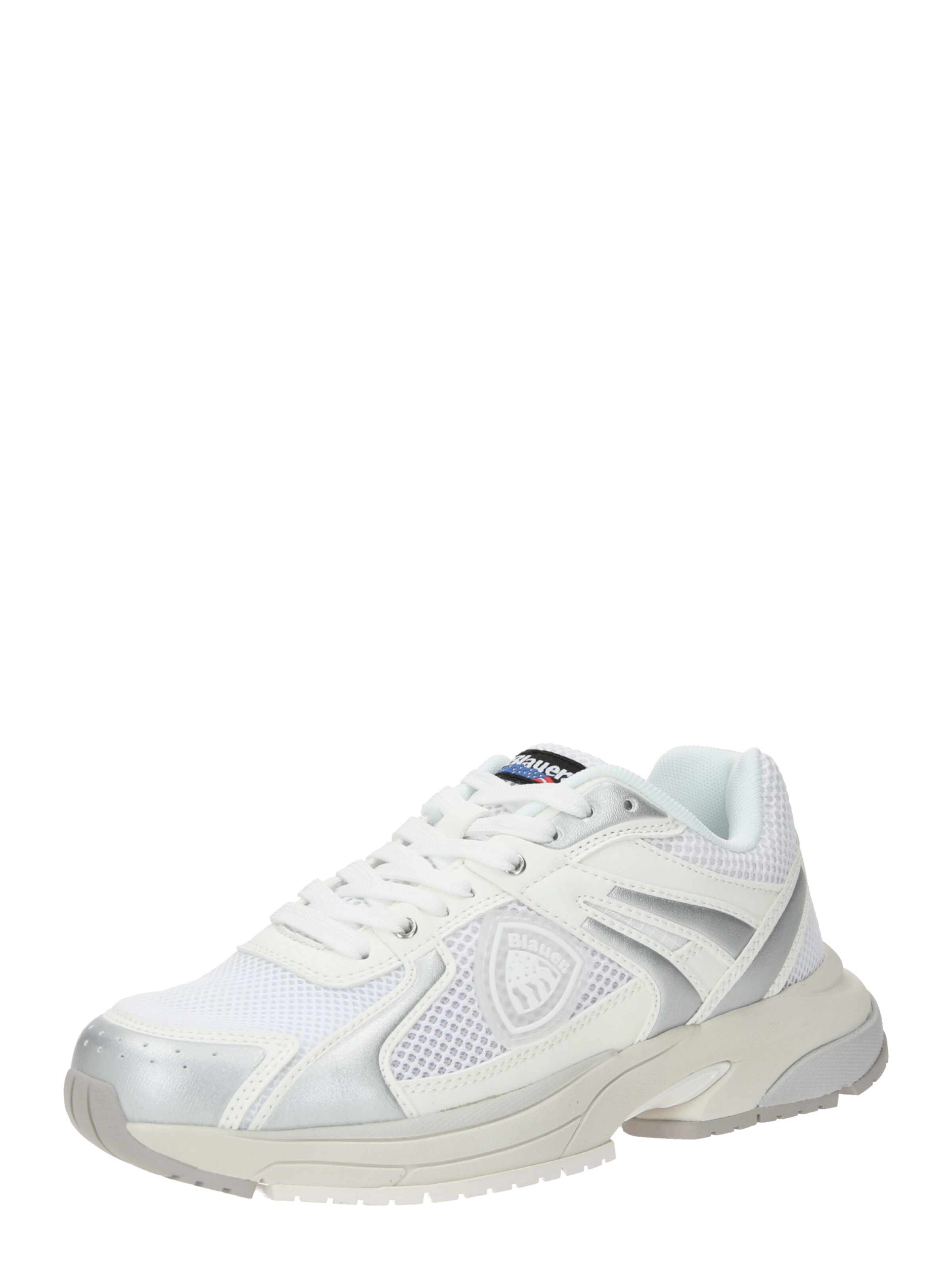 Blauer.USA Platform trainers in White: front