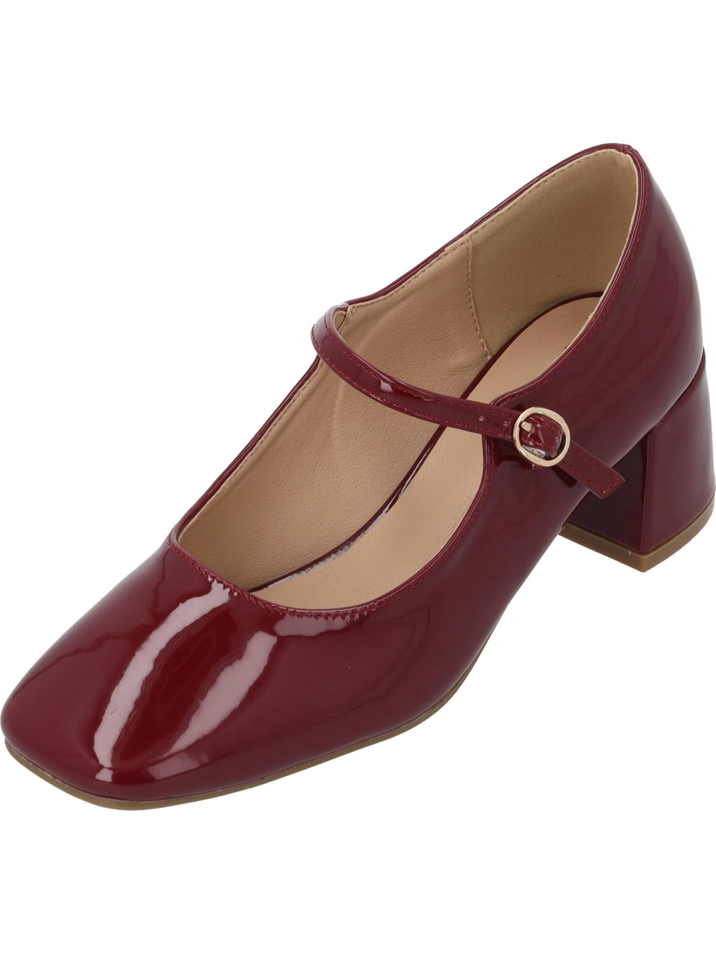 Palado Pumps 'Nataye' in Rood: voorkant