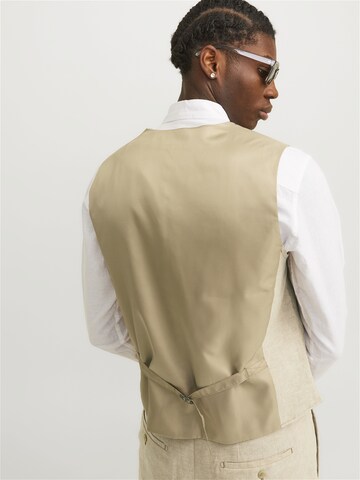 JACK & JONES Suit vest 'RIVIERA' in Beige