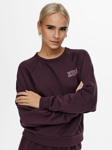ONLY Sweatshirt in Purple